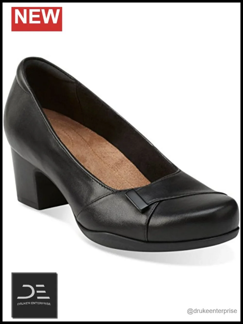 Leather Artisan Collection Slip-On Classic Heels Women's Pumps
